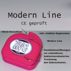 Zahnschutz Modern Line (SR)  rot - Box: magenta