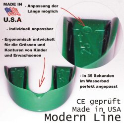 Zahnschutz Modern Line (JR)  transparent - Box: schwarz