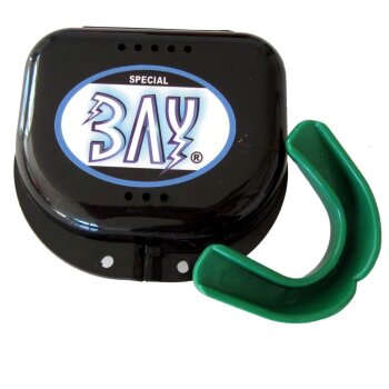 Zahnschutz Modern Line (JR)  grün - Box: schwarz