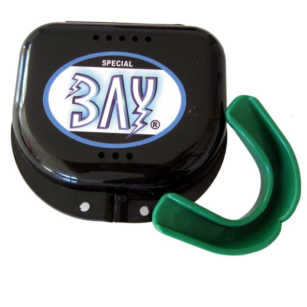 Zahnschutz Modern Line (JR)  grün - Box: schwarz