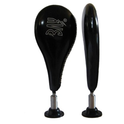 Fun Speed Ball Wand-Schlagmitt mit Feder - schwarz rot schwarz