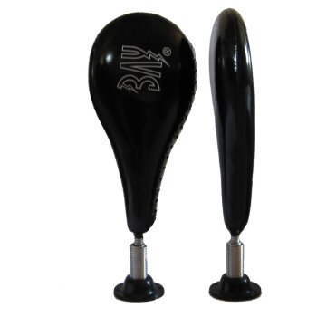 Fun Speed Ball Wand-Schlagmitt mit Feder - schwarz rot...