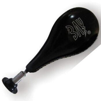 Fun Speed Ball Wand-Schlagmitt mit Feder - schwarz rot schwarz