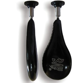 Fun Speed Ball Wand-Schlagmitt mit Feder - schwarz rot schwarz