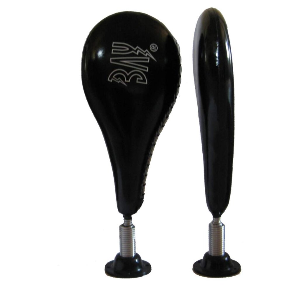 Fun Speed Ball Wand-Schlagmitt mit Feder - schwarz rot schwarz