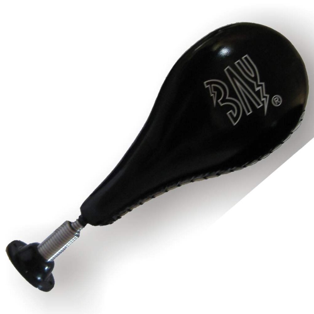 Fun Speed Ball Wand-Schlagmitt mit Feder - schwarz rot schwarz