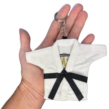 20 Jahre Jubel Angebot - Mini Karate Jacke 13 cm mit Schlüsselanhänger Schlüsselring