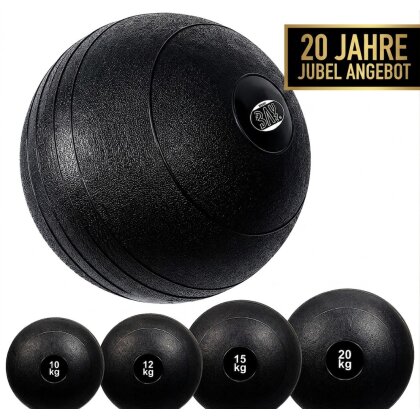 20 Jahre Jubel Angebot - Slamball mit Sandfüllung - Medizinball Ball Gummi