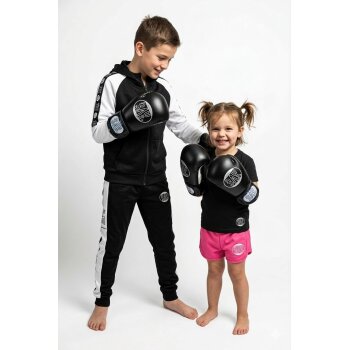 20 Jahre Jubel Angebot - Future Kids Warriors Kinder Boxhandschuhe Training Sparring schwarz/weiß 6 Unzen