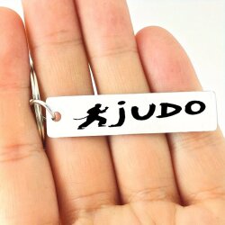 Judo Sporttasche + Schl&uuml;sselanh&auml;nger GRATIS mein Sport schwarz 70 cm Taschen