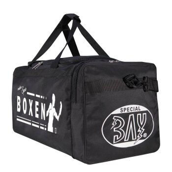 Boxen Sporttasche + Schlüsselanhänger GRATIS mein Sport schwarz 70 cm Taschen