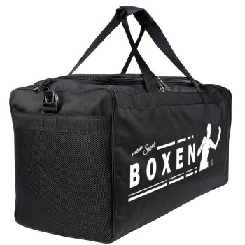 Boxen Sporttasche + Schlüsselanhänger GRATIS mein Sport schwarz 70 cm Taschen