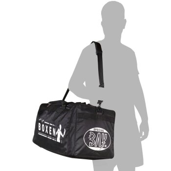 Boxen Sporttasche + Schlüsselanhänger GRATIS mein Sport schwarz 70 cm Taschen