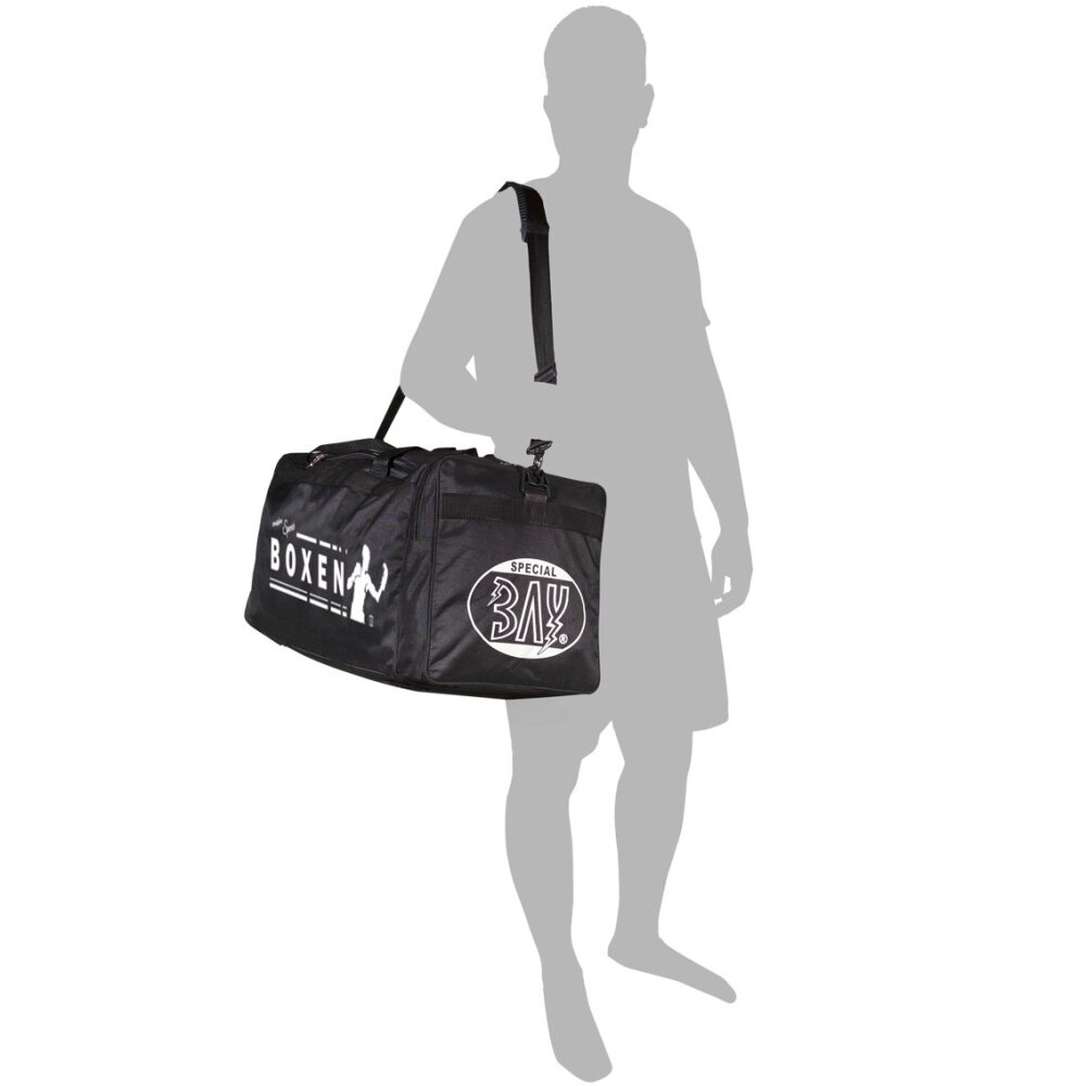 Boxen Sporttasche + Schlüsselanhänger GRATIS mein Sport schwarz 70 cm Taschen