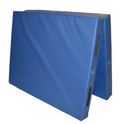 SafeDrop 244 Wurfmatte Faltbar 244 x 150 cm x 15 cm Dick Blau