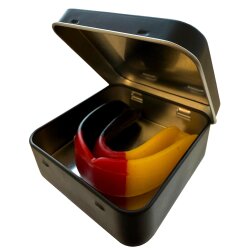 Patriot Zahnschutz BRD Germany Farben in Nostalgie Dose