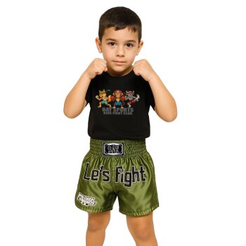 Kids Fight Club T-Shirt Wild Fighters für Kinder  schwarz 104 - 164