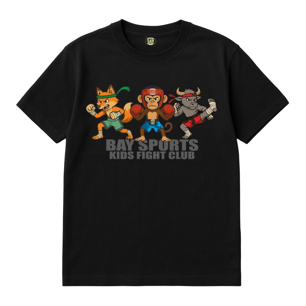 Kids Fight Club T-Shirt Wild Fighters für Kinder  schwarz 104 - 164