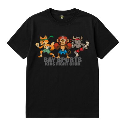 Kids Fight Club T-Shirt Wild Fighters für Kinder  schwarz 146