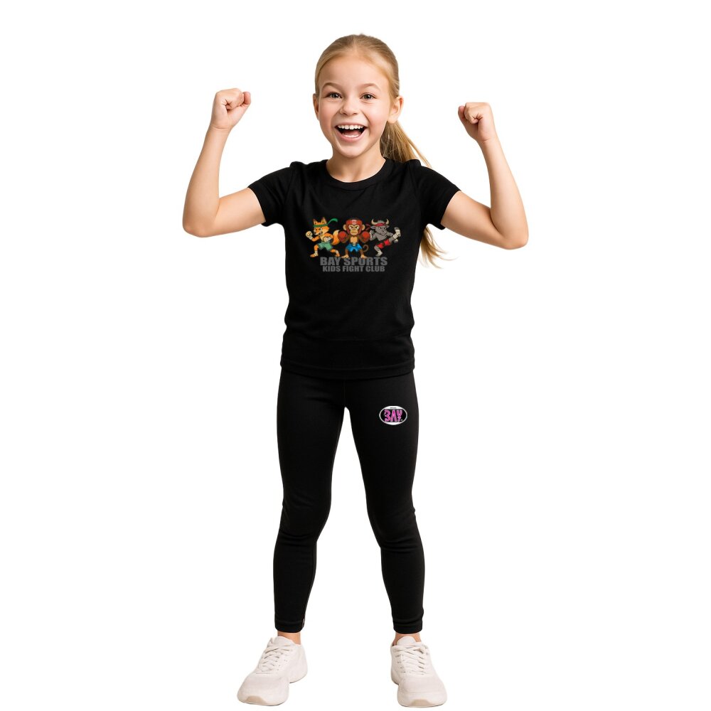 Kids Fight Club T-Shirt Wild Fighters für Kinder  schwarz 146