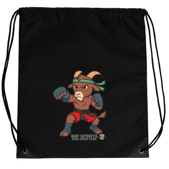Sportbeutel Kids Fight Club Steinbock – K.O. Goat Turnbeutel ist los für Kinder