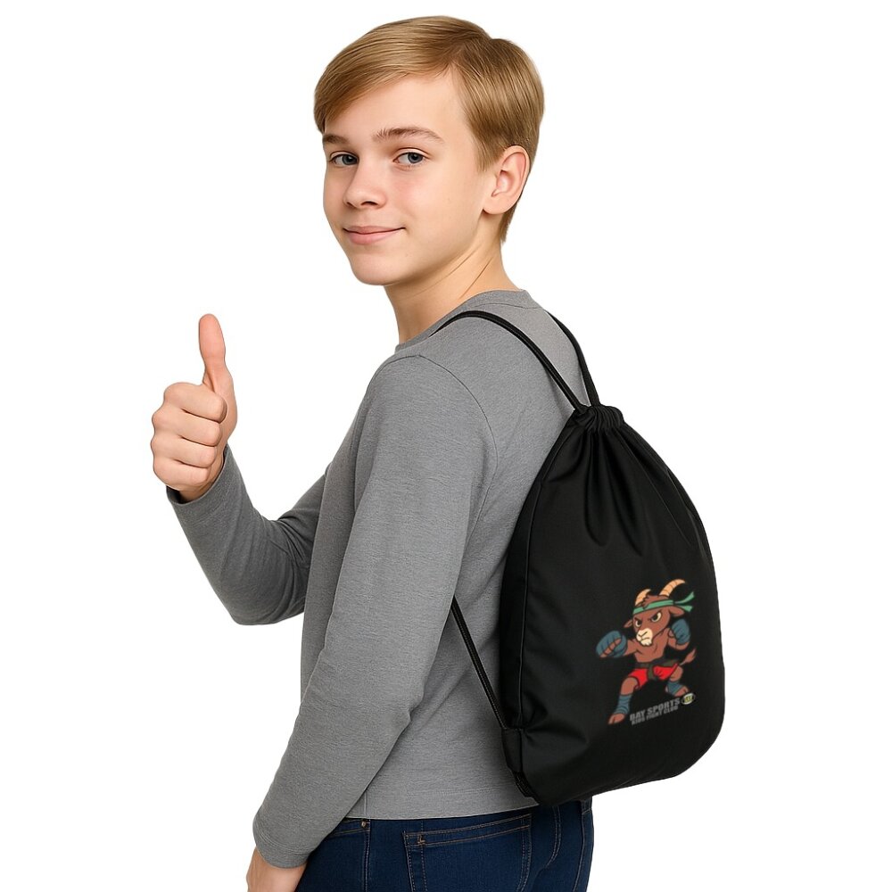 Sportbeutel Kids Fight Club Steinbock – K.O. Goat Turnbeutel ist los für Kinder