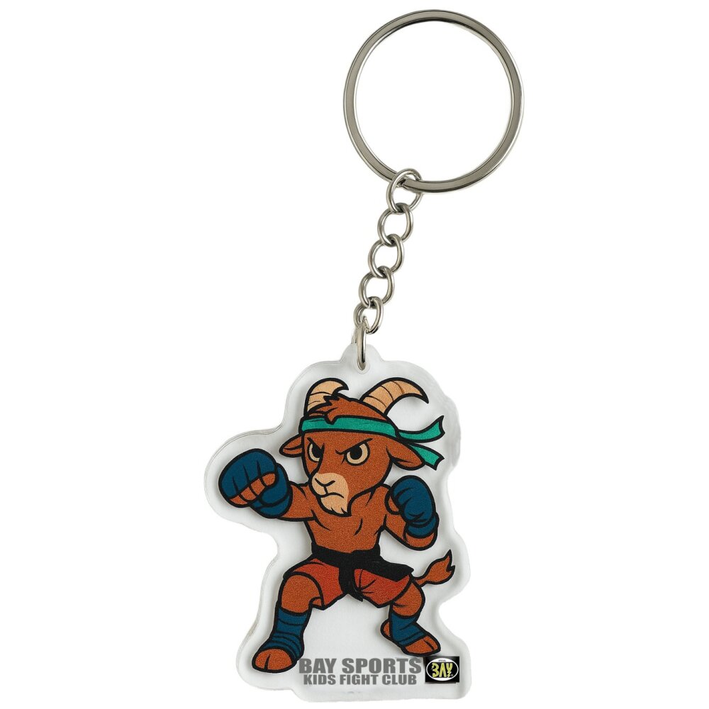 Steinbock Kids Fight Club - Der Kampfsport-Steinbock als Schlüsselanhänger Acryl Figur