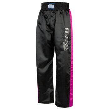 SET ANGEBOT Kids Fight Club T-Shirt Einhorn + Stick Kickboxhose schwarz/pink 164 150
