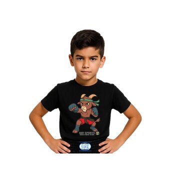 SET ANGEBOT Kids Fight Club T-Shirt Steinbock + Stick Kickboxhose