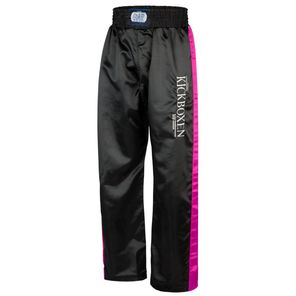 Stick Kickboxhose schwarz/pink 190 (XL)