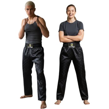 Allover Kickboxhose Let´s Fight 1001 schwarz S - XXL Erwachsene