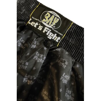 Allover Kickboxhose Let´s Fight 1001 schwarz S - XXL Erwachsene