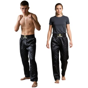 Allover Kickboxhose Let´s Fight 1001 schwarz S - XXL Erwachsene