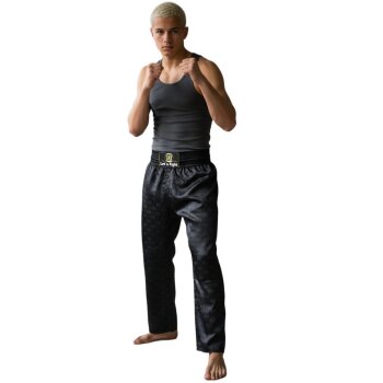 Allover Kickboxhose Let´s Fight 1001 schwarz S - XXL Erwachsene