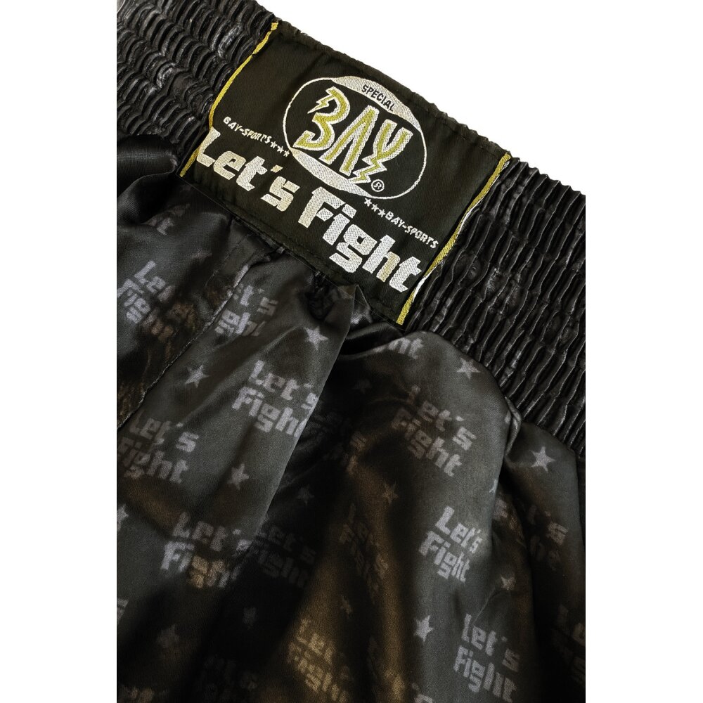 Allover Kickboxhose Let´s Fight 1001 schwarz S - XXL Erwachsene