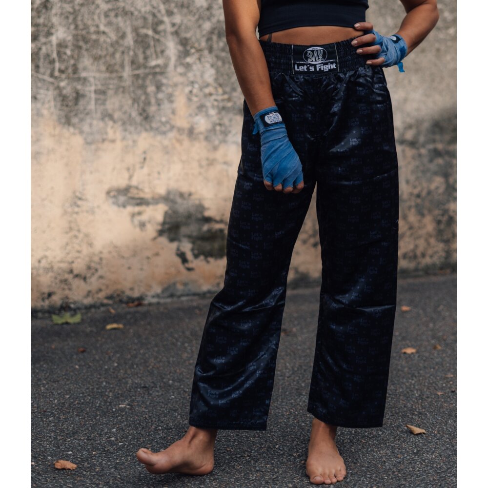 Allover Kickboxhose Let´s Fight 1001 schwarz S - 160