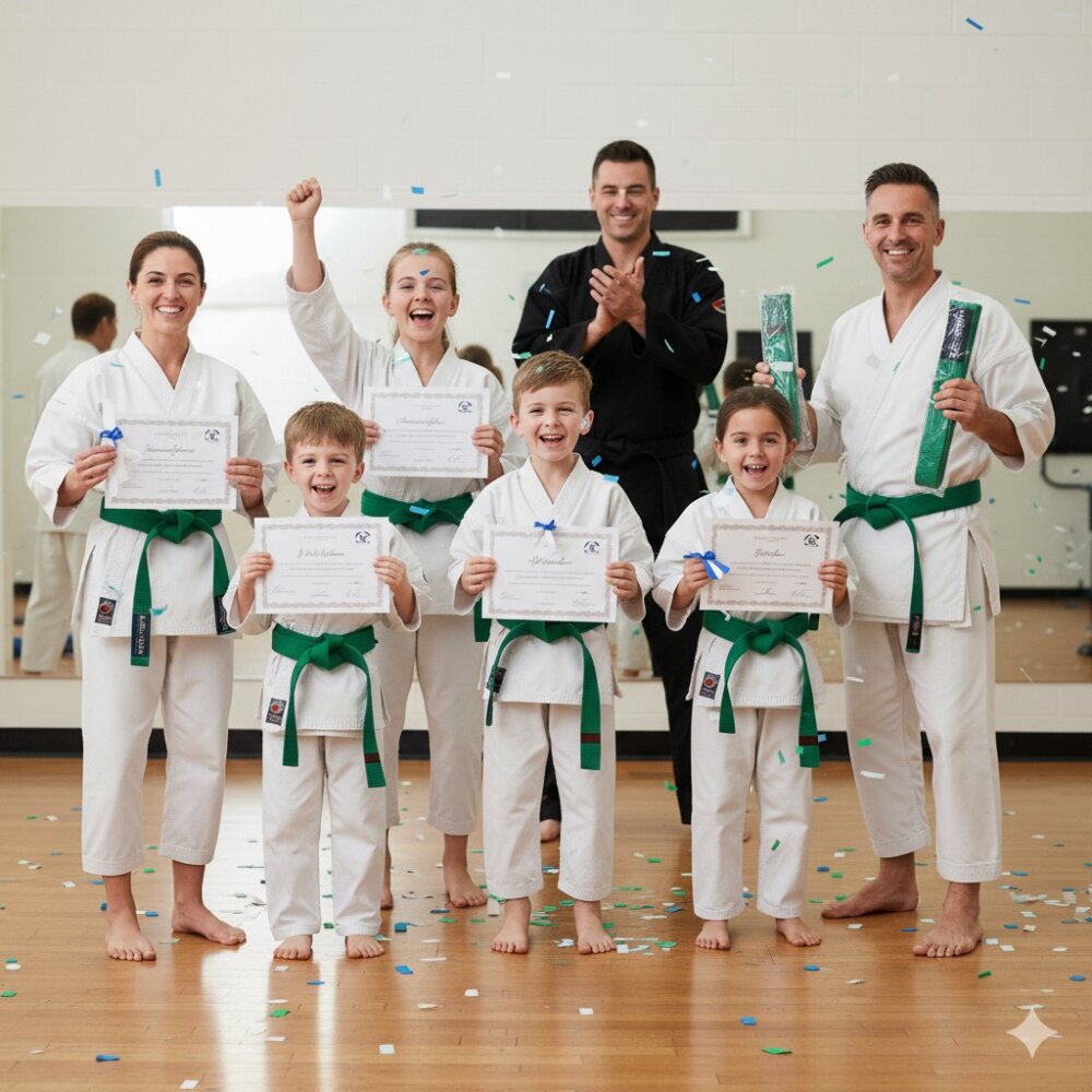 20 Jahre Jubel Angebot - 10 Stück Budogürtel Grün 280 cm