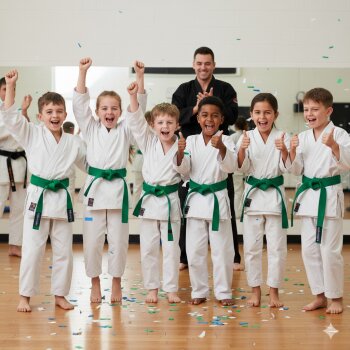 20 Jahre Jubel Angebot - 10 Stück Budogürtel Grün 160 cm - 350 cm freie Längenwahl 350 cm