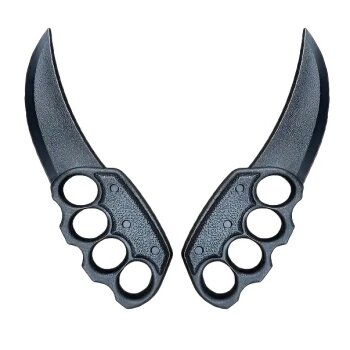 Kunststoff Messer mit 4 Fingergriff SV Übungsmesser 21 cm