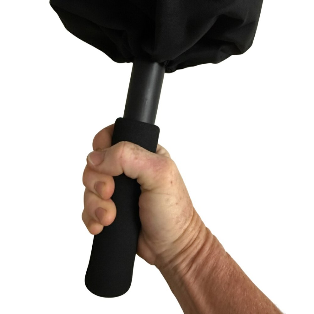 SET The Blocker schwarz + rot Schlagstock Schaumstoff Polsterung 65 cm