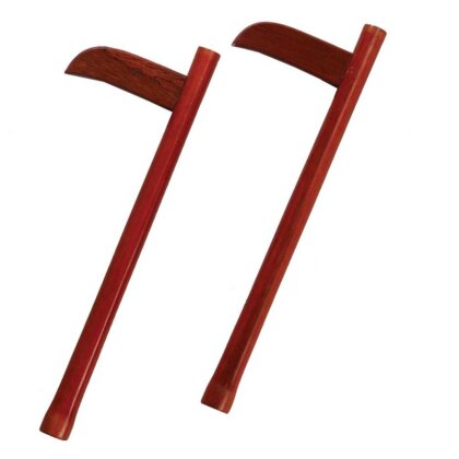 Kama  Echt Holz Halbmond Sichel Kamaki