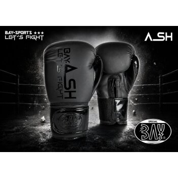 ASH Boxhandschuhe Black Edition 8 Unzen