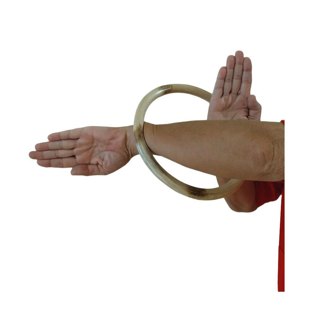 10x Set Angebot - Rattan Ring Wing Tsun Chi Sau Branding Muster Übungsring Innendurchmesser 22 cm