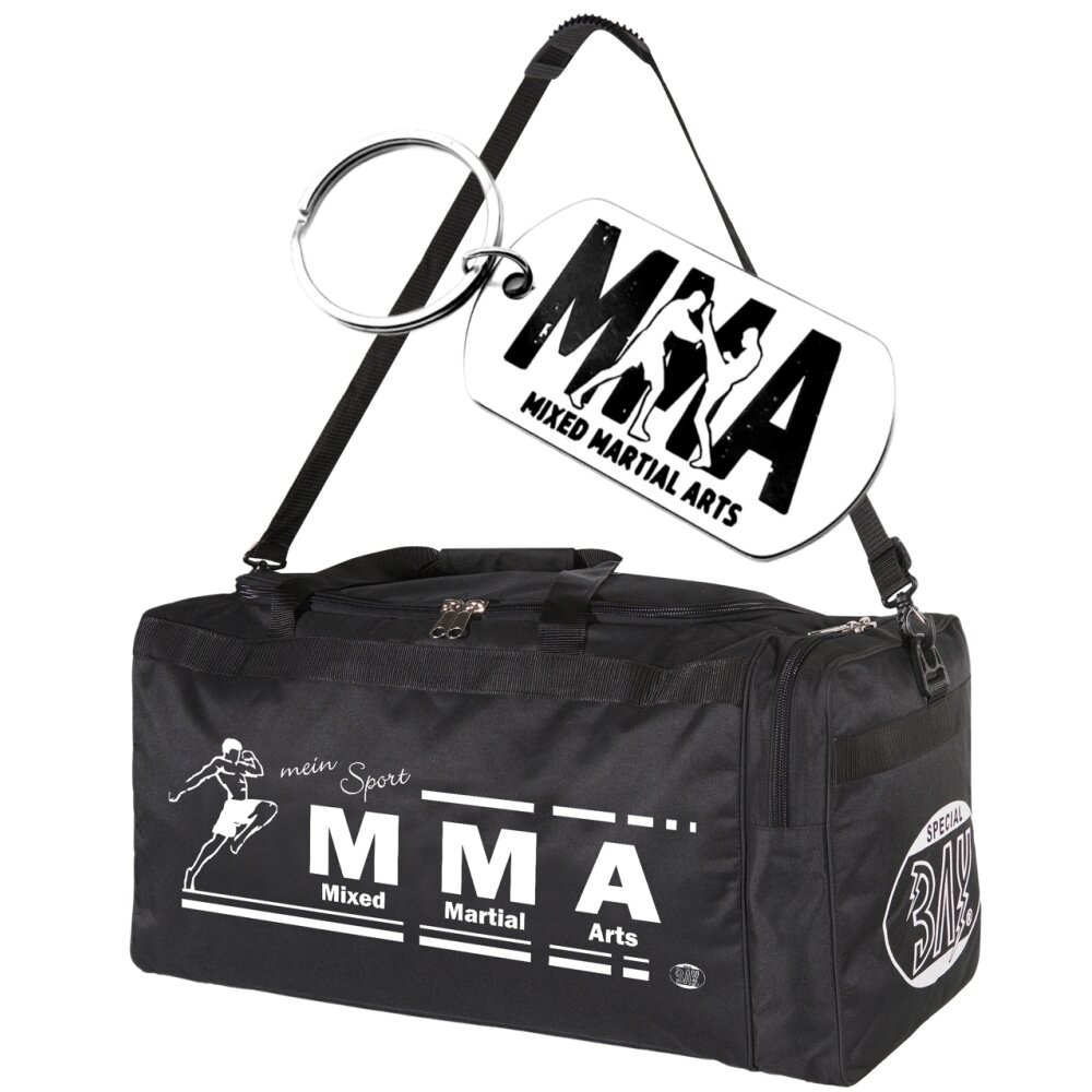 Sporttasche mein Sport MMA  + Schlüsselanhänger GRATIS mixed martial arts schwarz 70 cm