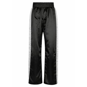 Stick Edition Kickboxhose schwarz / grau silber 160 (S)