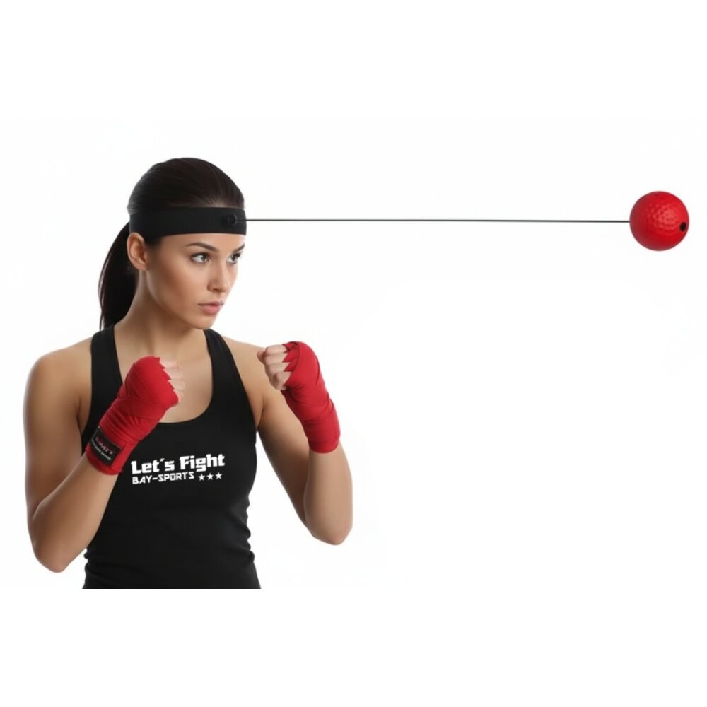 GRATIS ab einem Einkaufswert von 199 Euro Kopfball Quick Reflex Fightball Set Reaktions Ball für Boxen