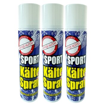 Set Angebot 3x Eisspray Kühlspray 300ml