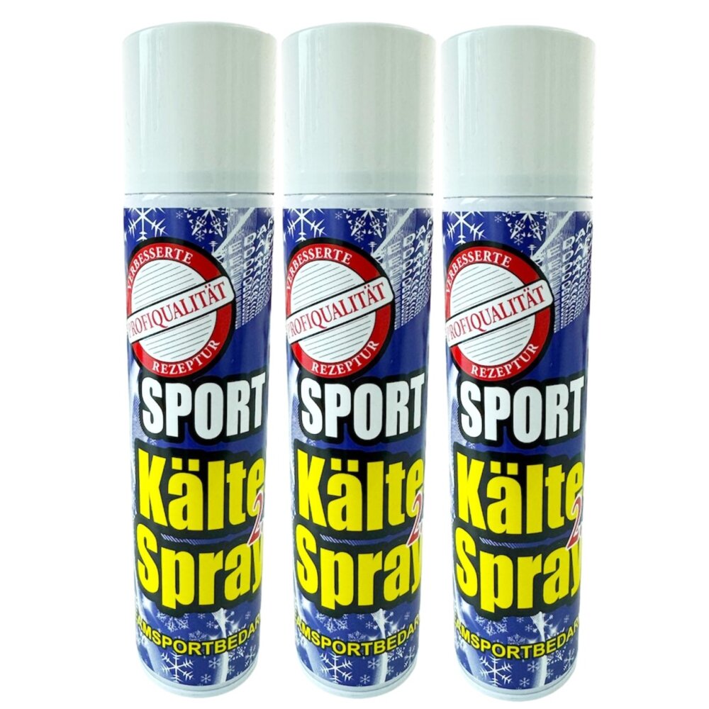 Set Angebot 3x Eisspray Kühlspray 300ml