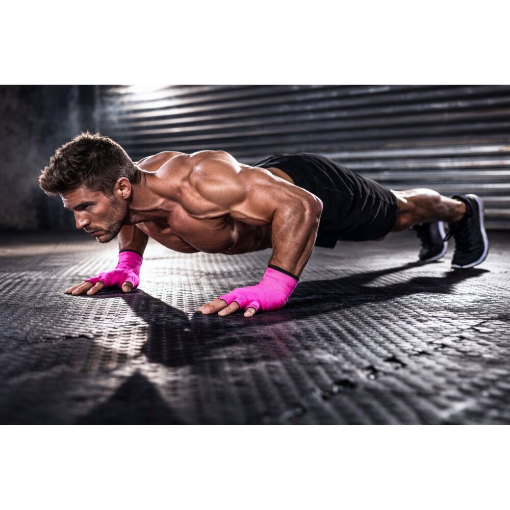 Innenhandschuhe Boxbandagen Handbandagen Boxen Kickboxen MMA pink XS