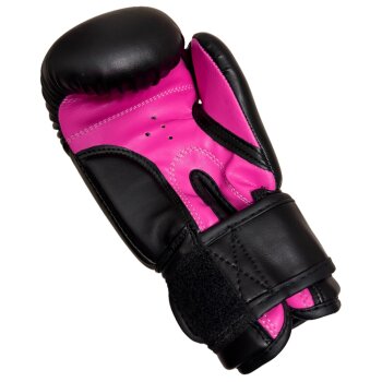 Future Boxhandschuhe + GRATIS Schlupfbandagen schwarz/pink  6 - 12 Unzen #1